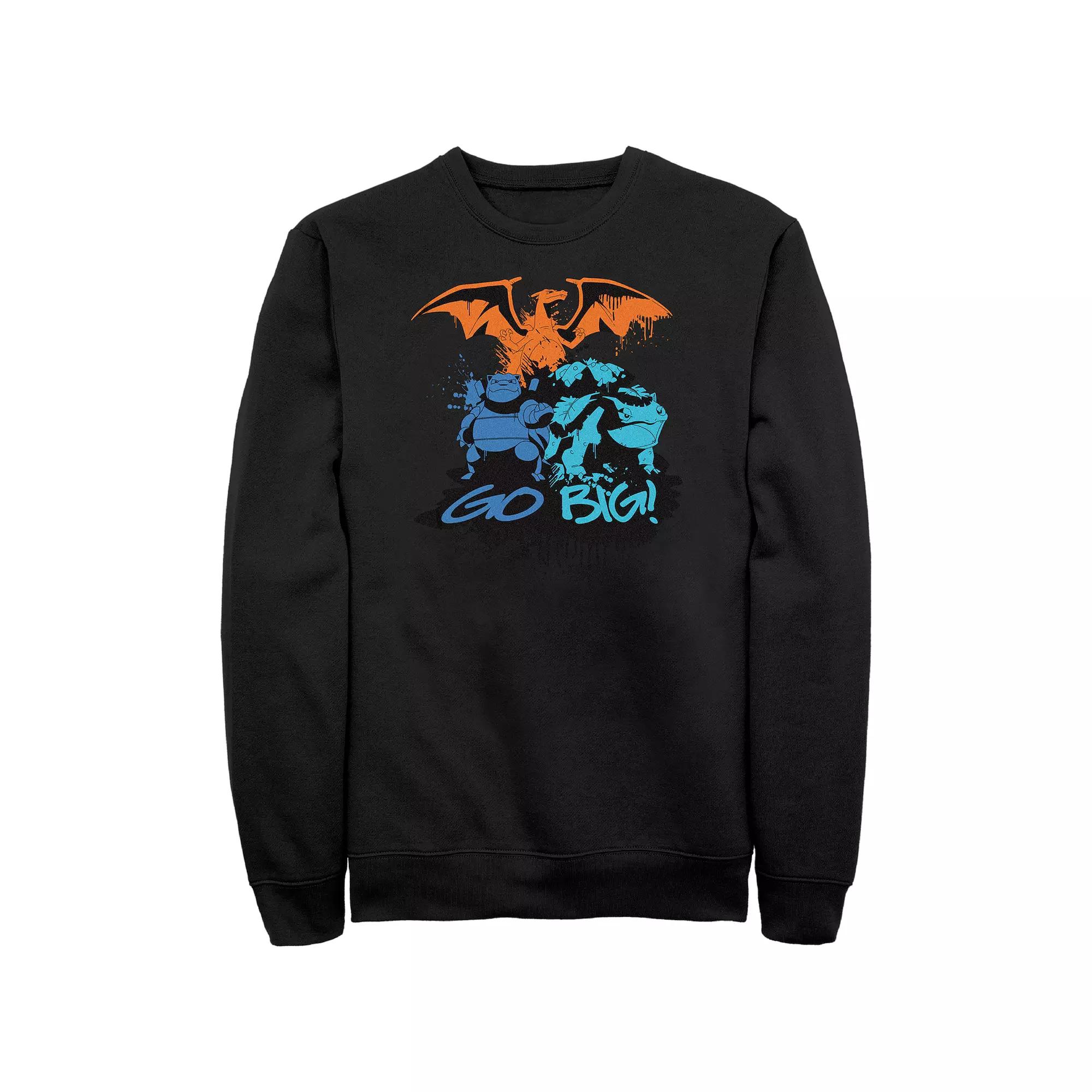 Men's Pokemon Ultimate Big Trio Graphic Fleece,  Product Image