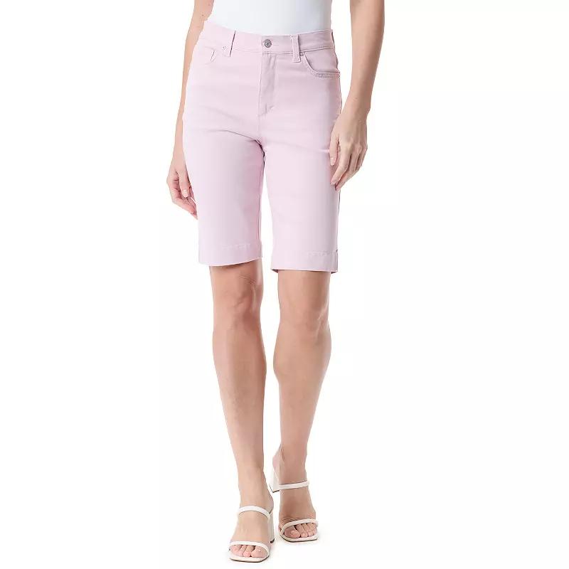 Petite Gloria Vanderbilt Amanda Bermuda Shorts, Women's,  Product Image