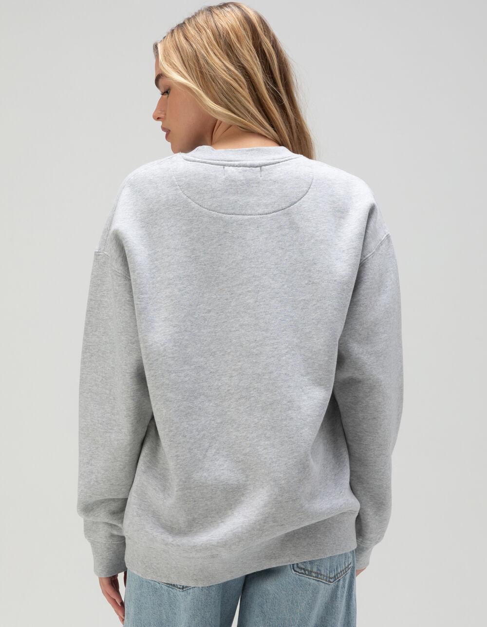 GIRL DANGEROUS Joshua Tree Womens Crewneck Sweatshirt - HEATHER GRAY Product Image