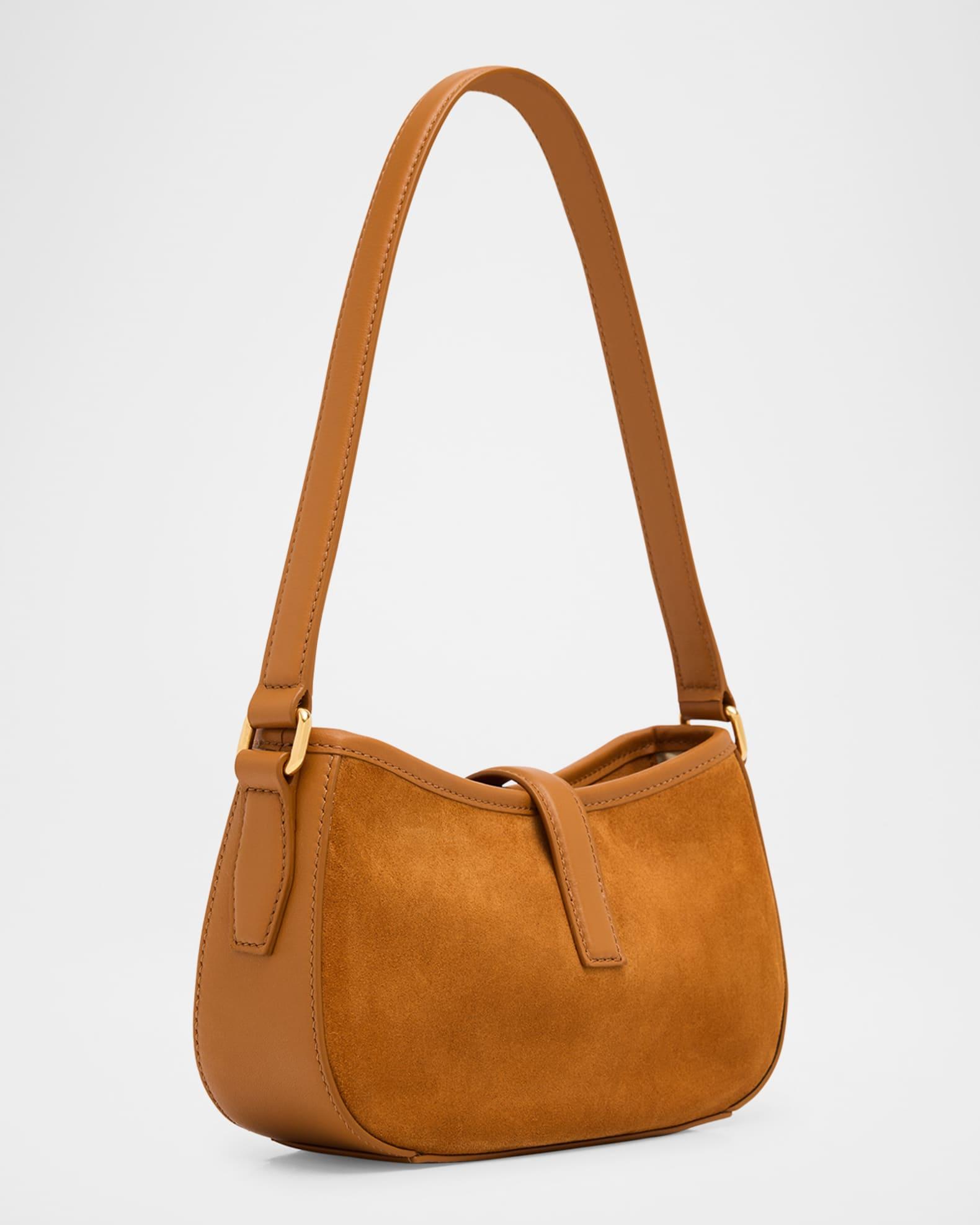 T-Bar Mini Suede Shoulder Bag Product Image