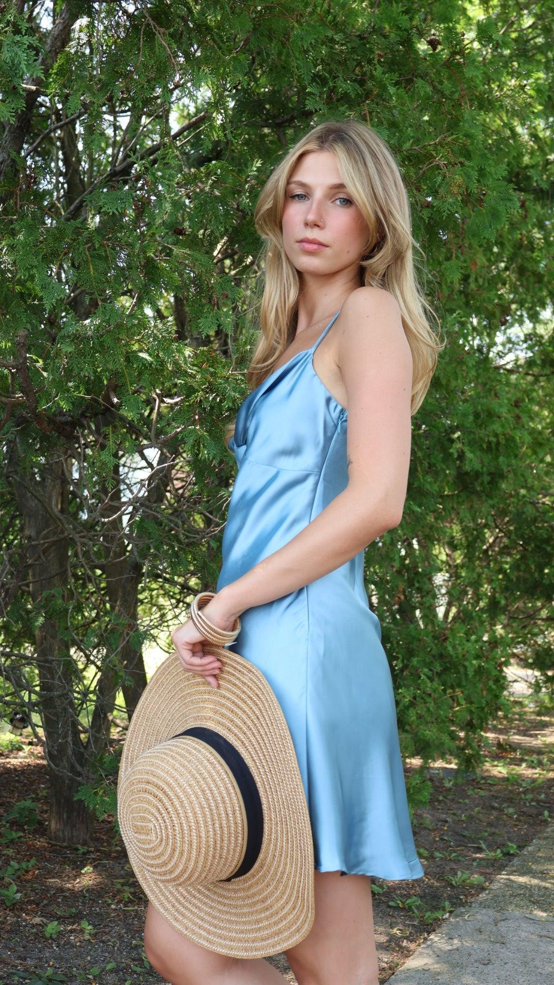 Satin Day to Night Dress Product Image