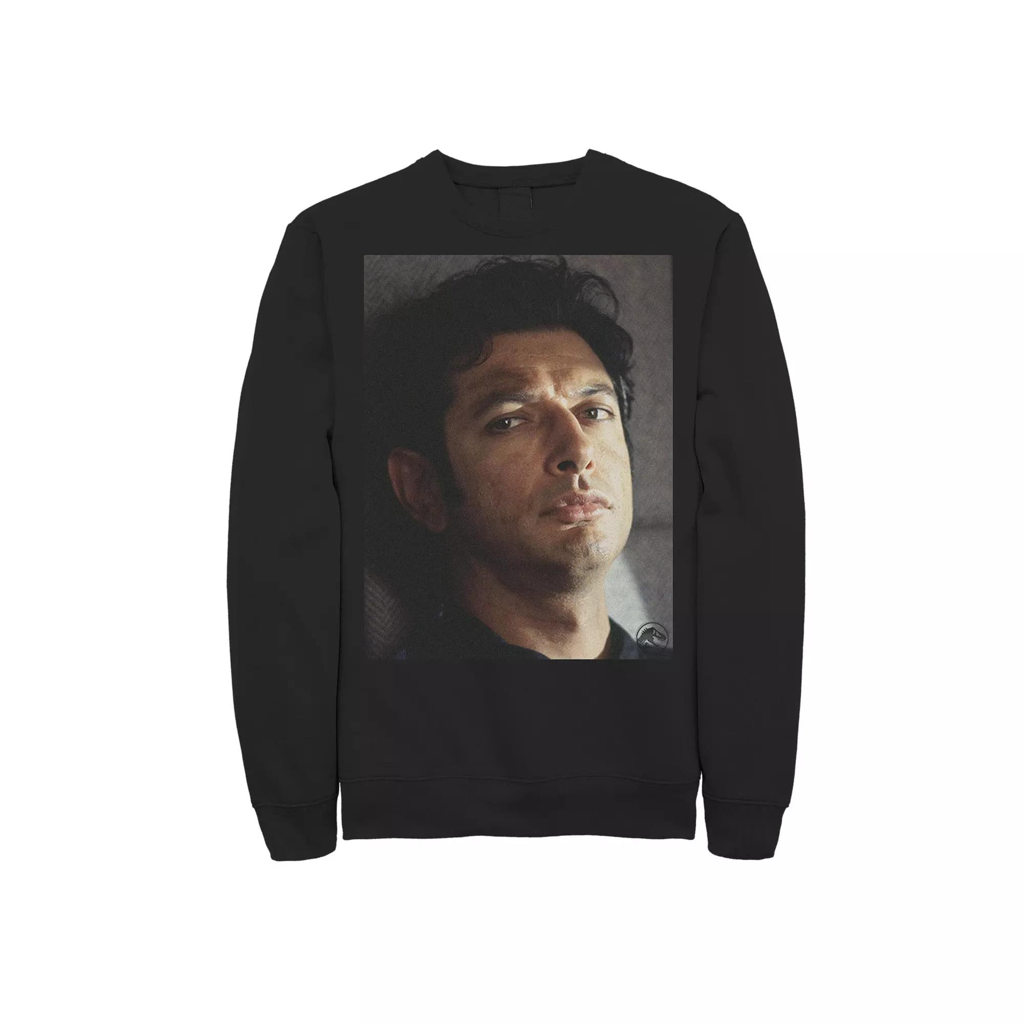 Men's Jurassic Park Jeff Goldblum Stare Sweashirt,  Product Image