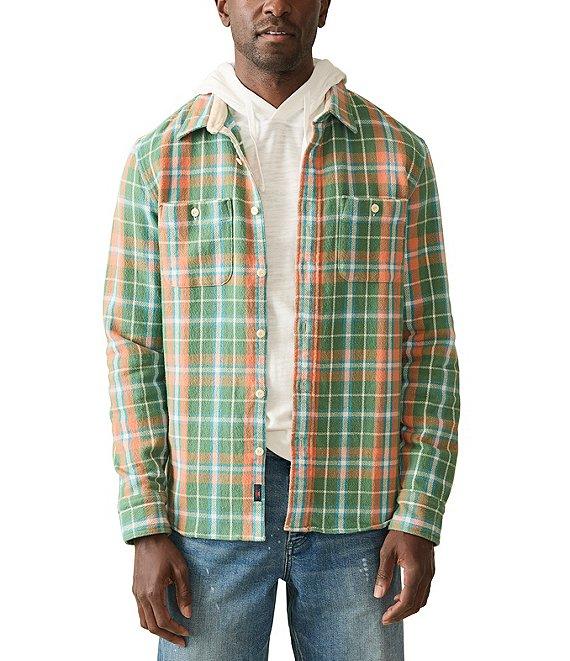 Faherty The Surf Flannel Long Sleeve Woven Shirt Product Image