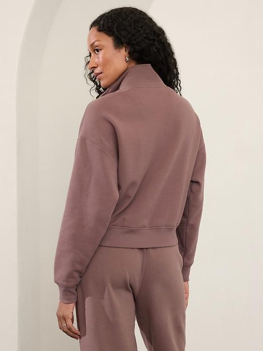 Forever Fleece 1/2 Zip High Hip Sweatshirt Product Image