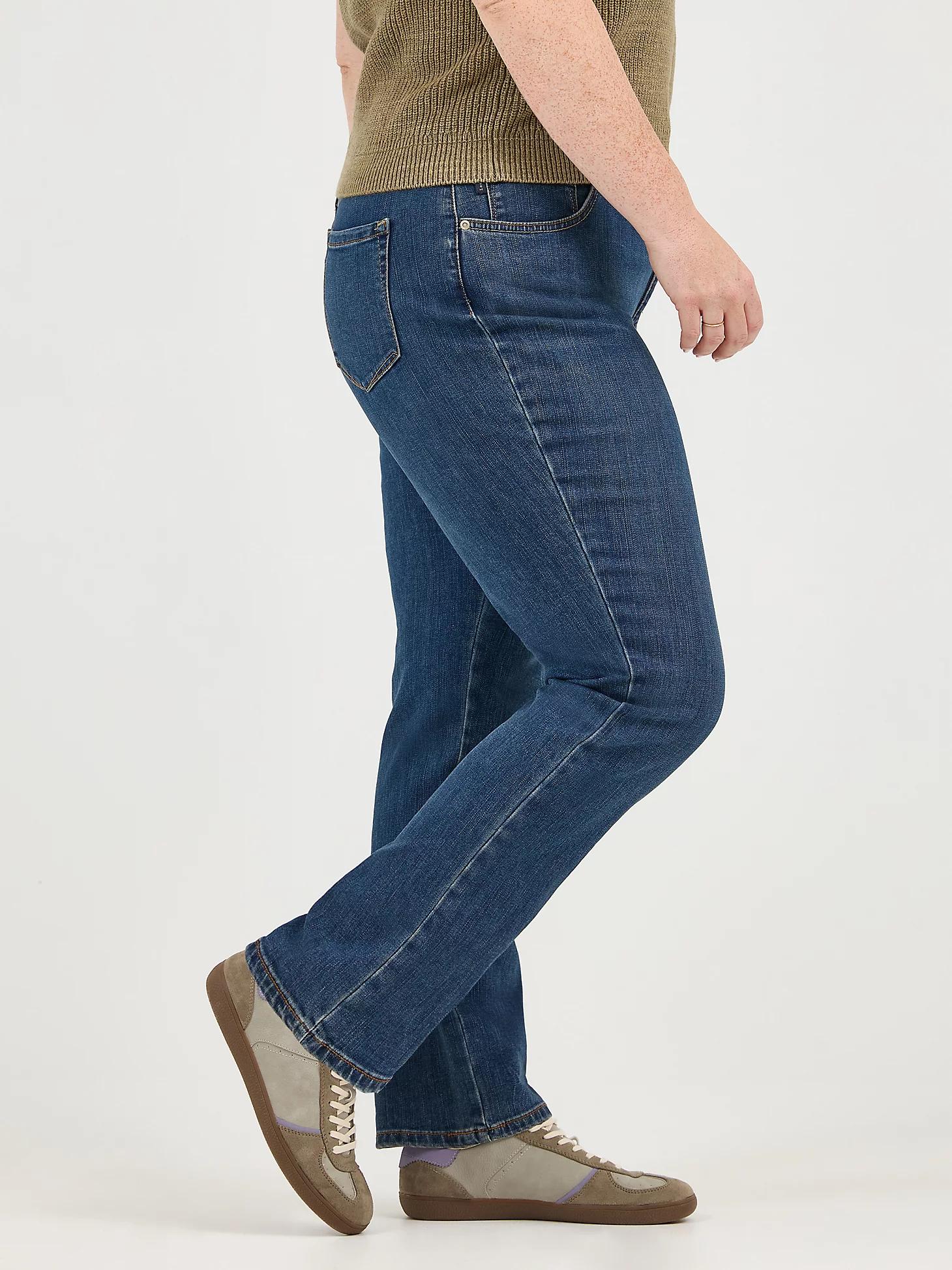 Women's Instantly Slims Relaxed Fit Straight Leg Jean (Plus) | Women's Jeans | Lee® Product Image