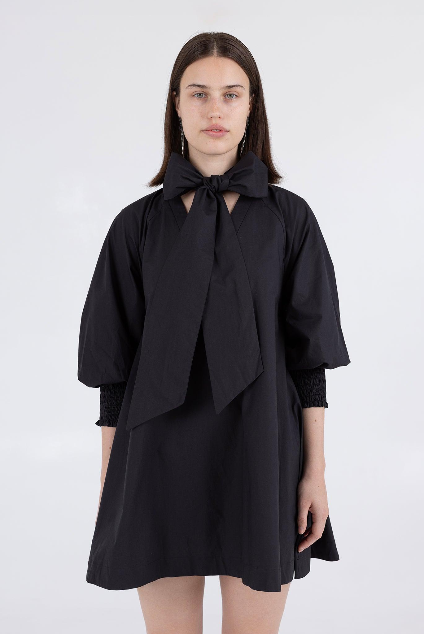 Vee Dress - Licorice Product Image