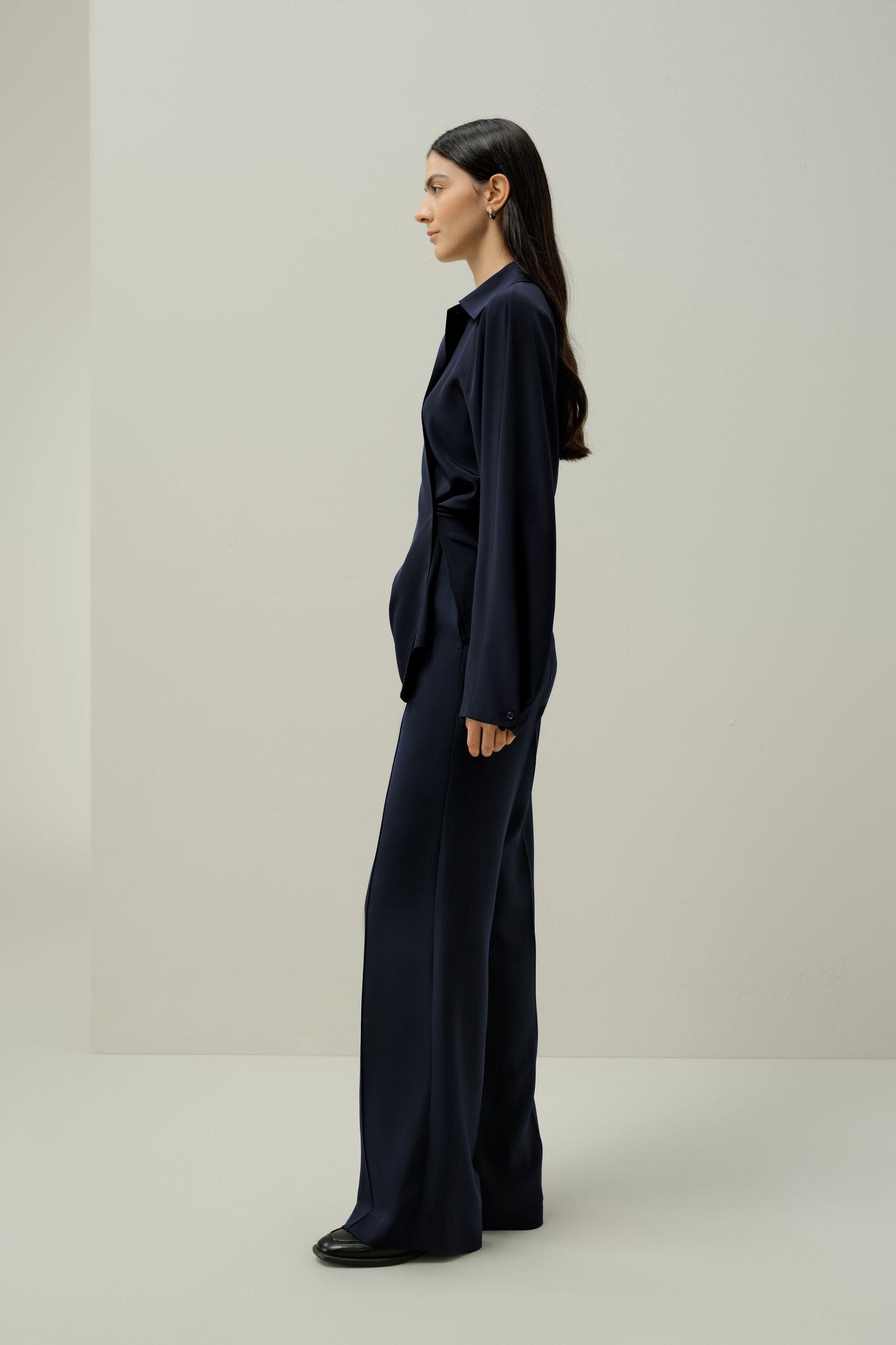 Multipositional Silk Shirt Product Image