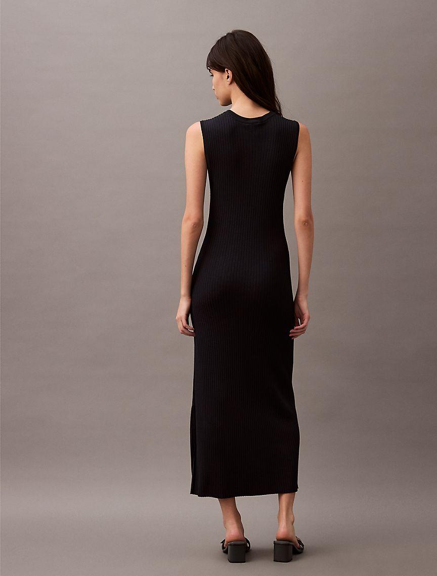 Viscose Ribbed Maxi Dress Product Image