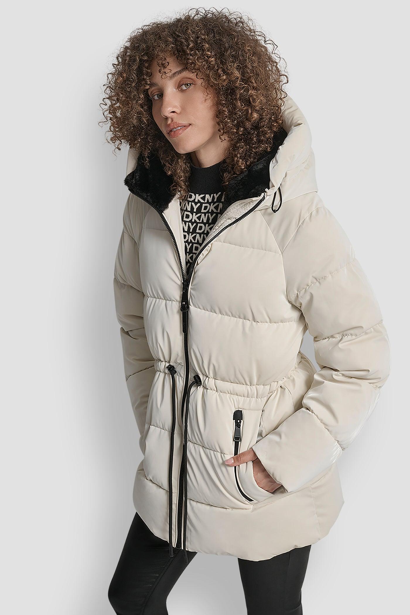 MID LENGTH LUSH PUFFER JACKET Product Image