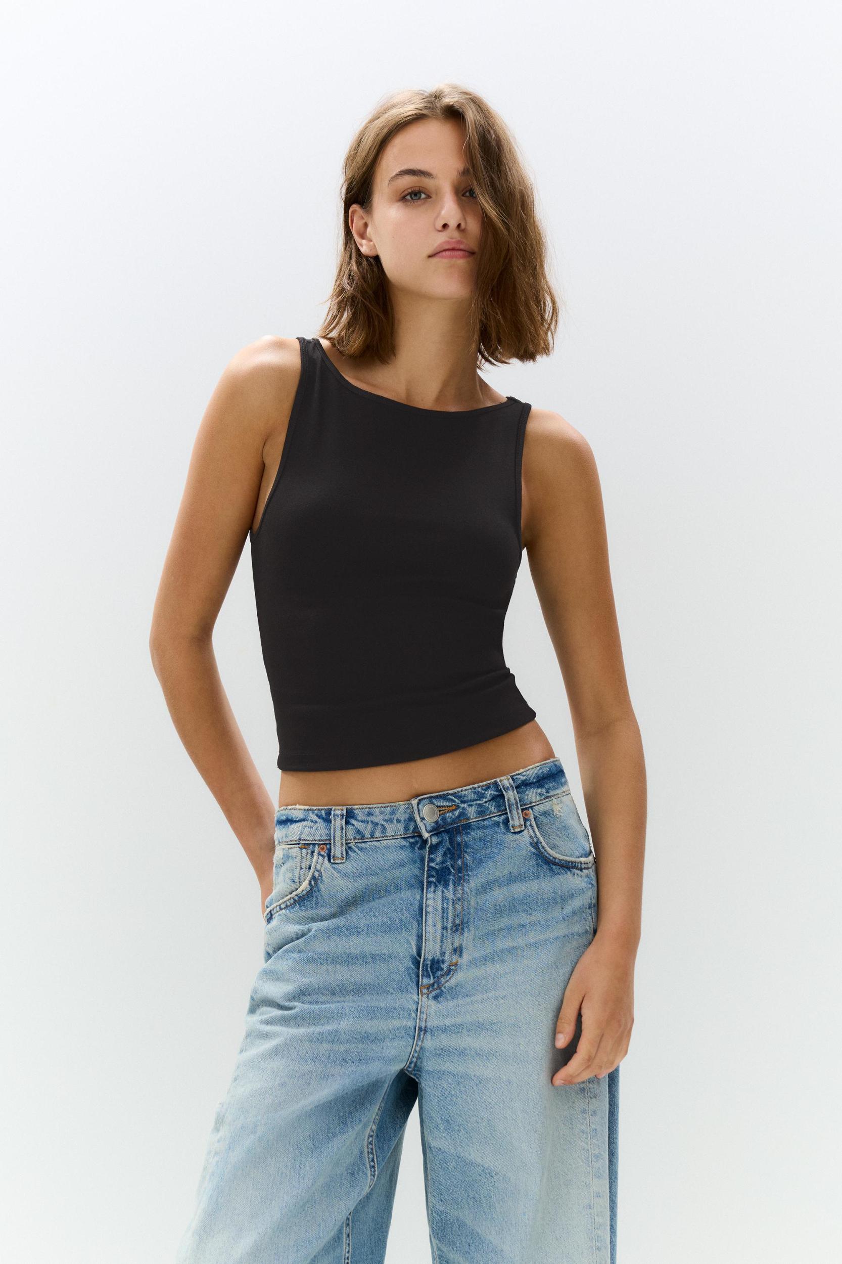 Pack of 3 basic vest tops Product Image