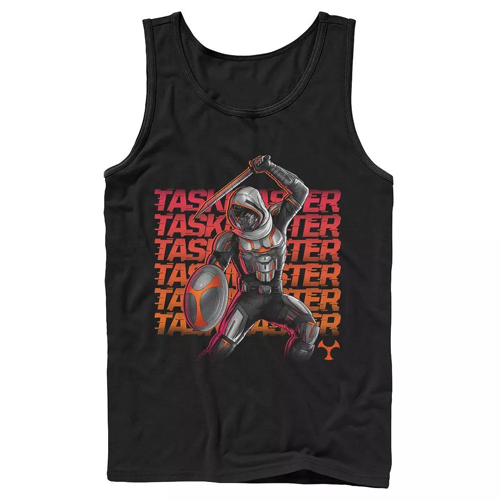 Men's Marvel Black Widow Taskmaster Action Pose Tank Top,  Product Image