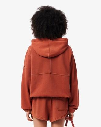 Oversized Wash Effect Zipped Sweatshirt Product Image