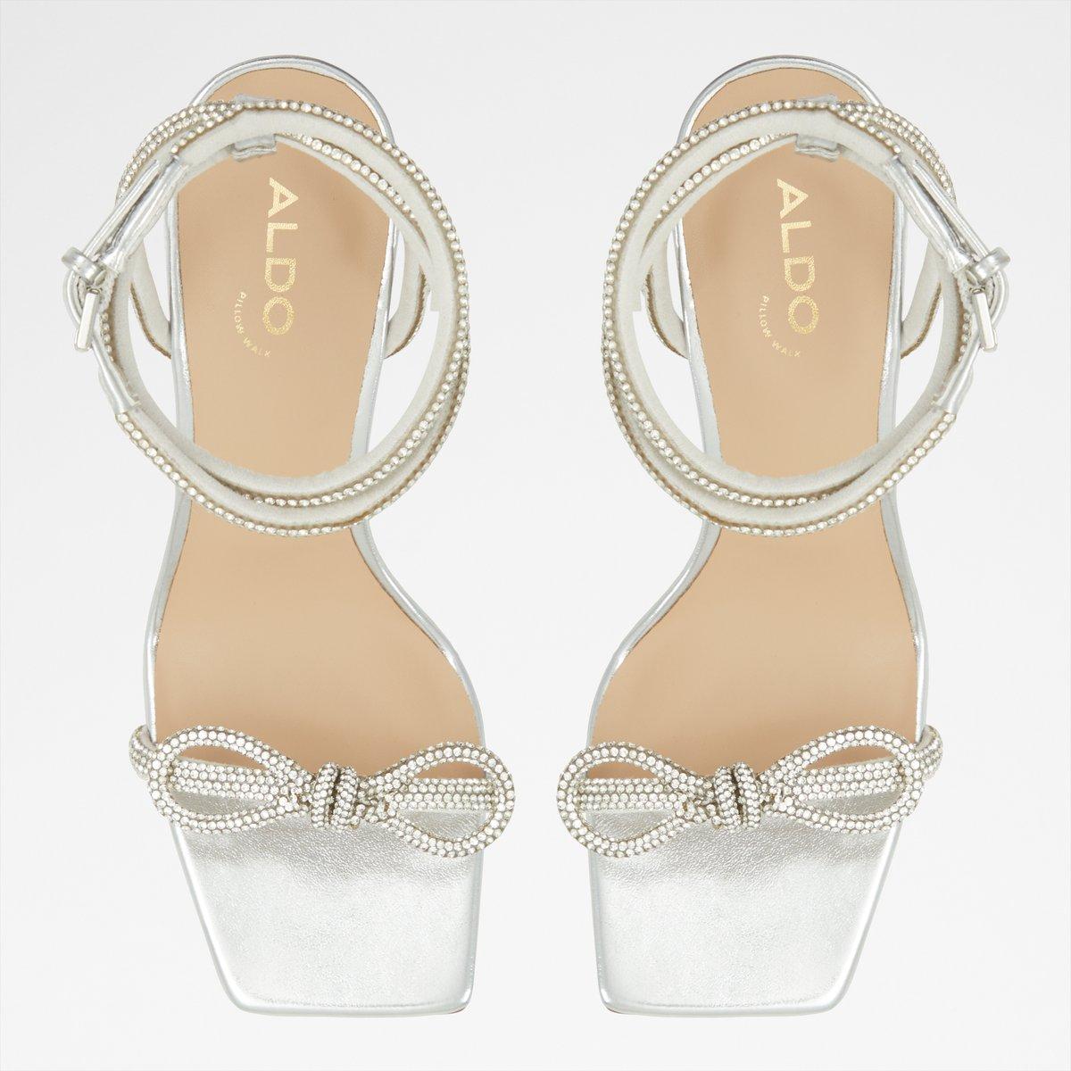 Barrona Silver Women's Strappy sandals | ALDO US Product Image