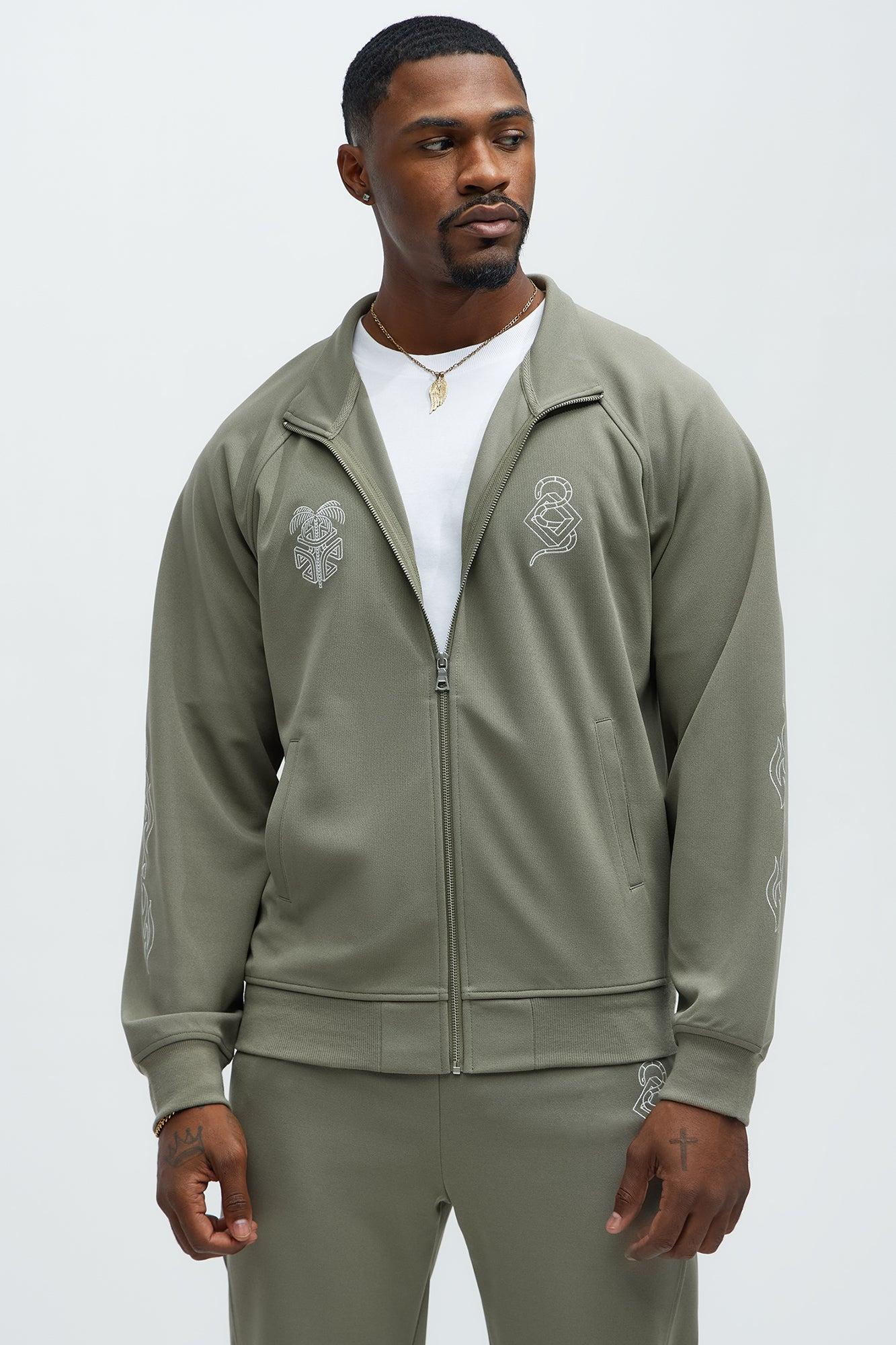 Bliss Track Jacket - Green Product Image