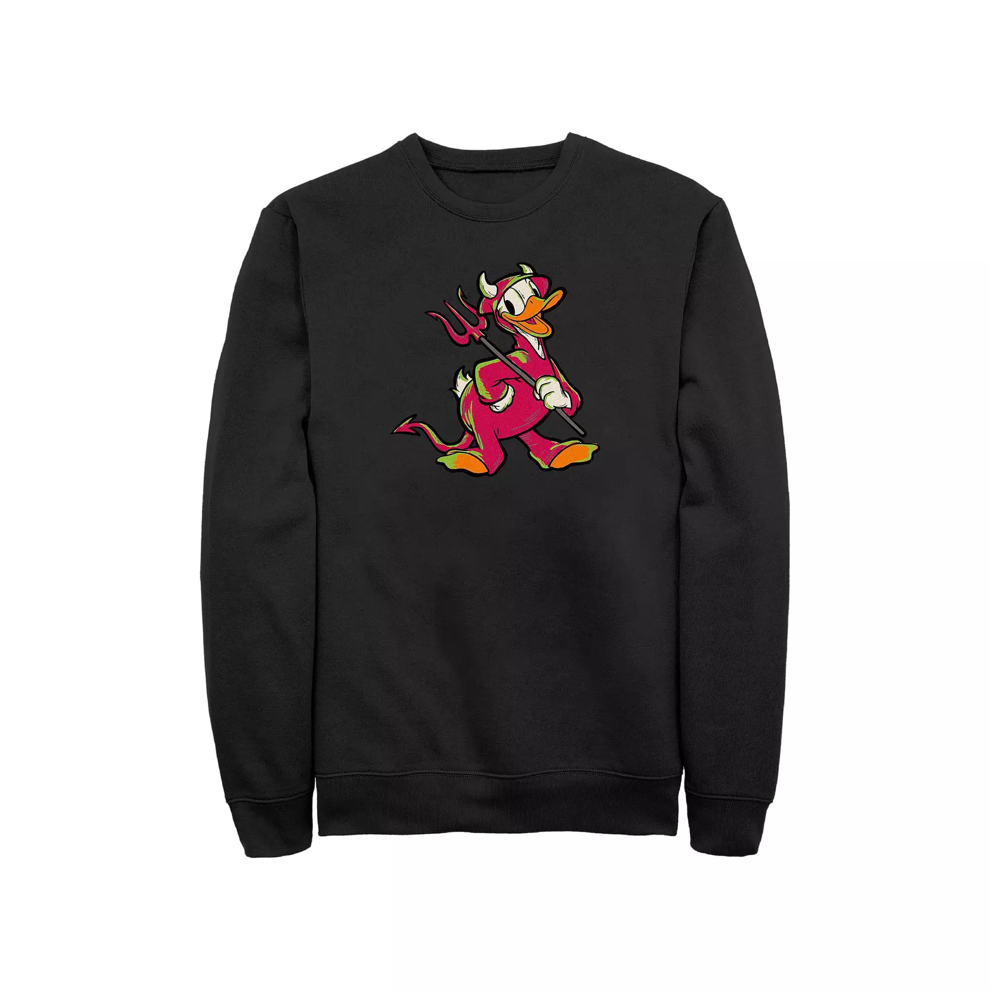 Disney's Hundred Donald Duck Devil Costume Men's Graphic Fleece,  Product Image