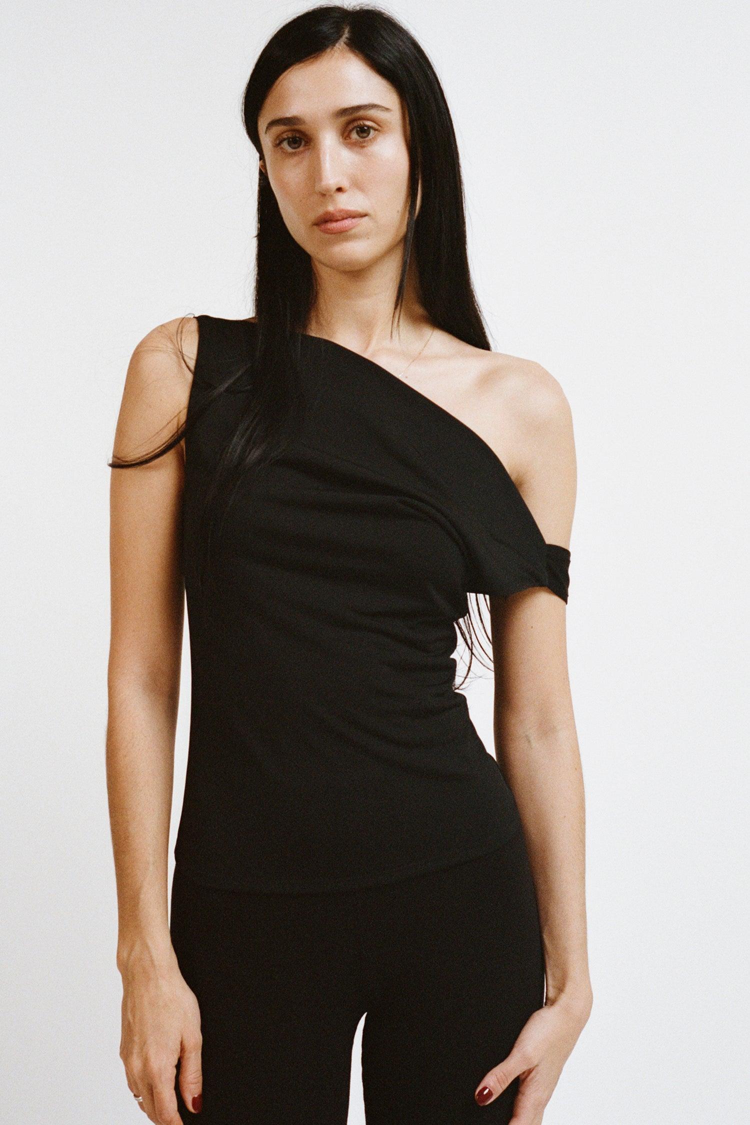 LANI TOP - BLACK Product Image