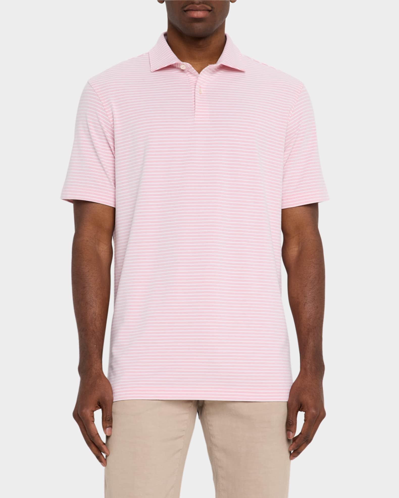 Men's Albatross Stripe Pique Polo Shirt Product Image