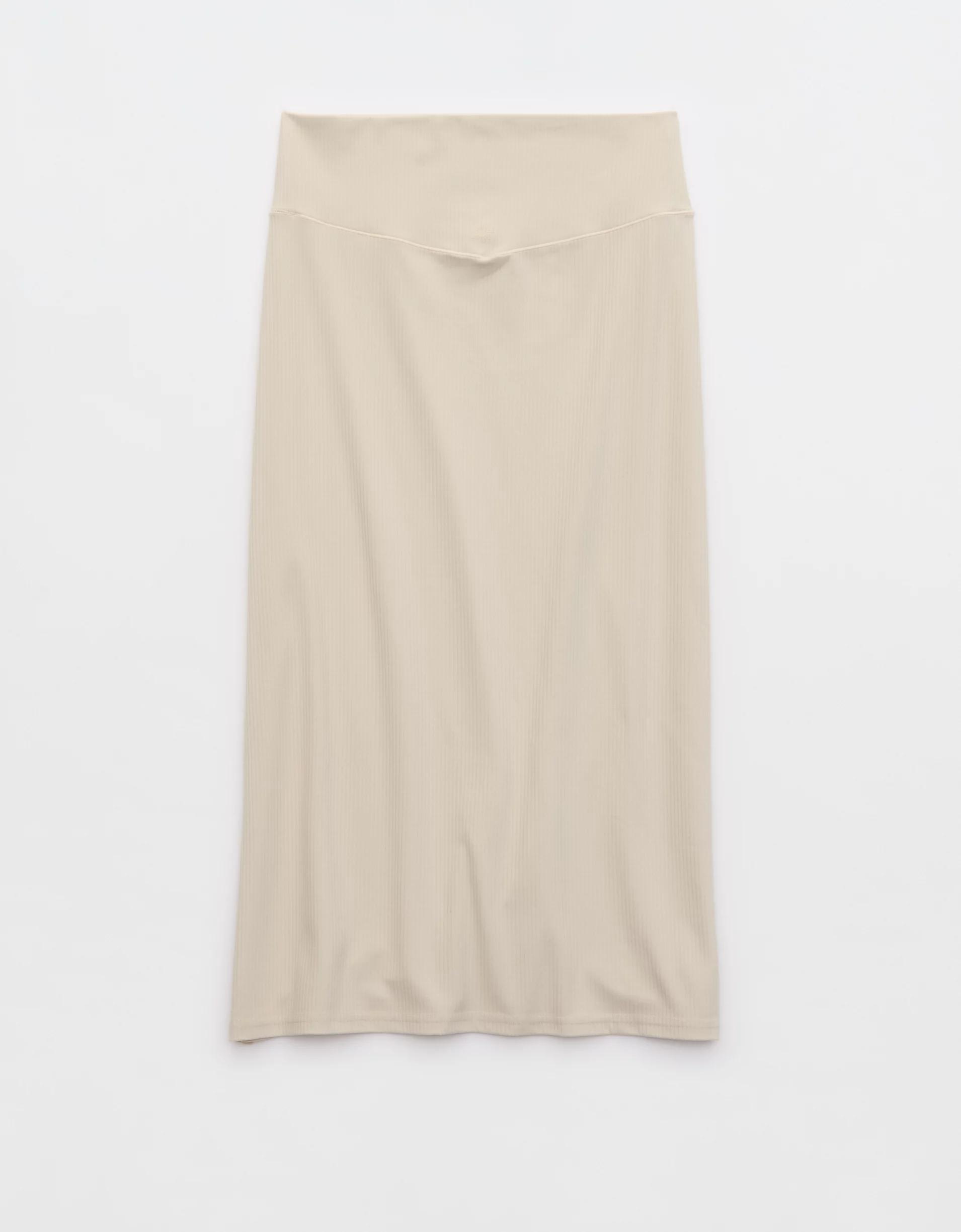 OFFLINE By Aerie Real Me XTRA Ribbed Midi Skirt Product Image