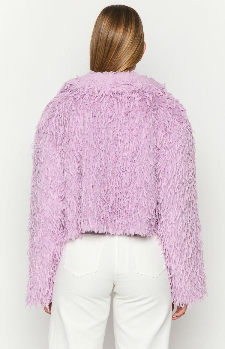 Amy Purple Fringe Jacket Product Image