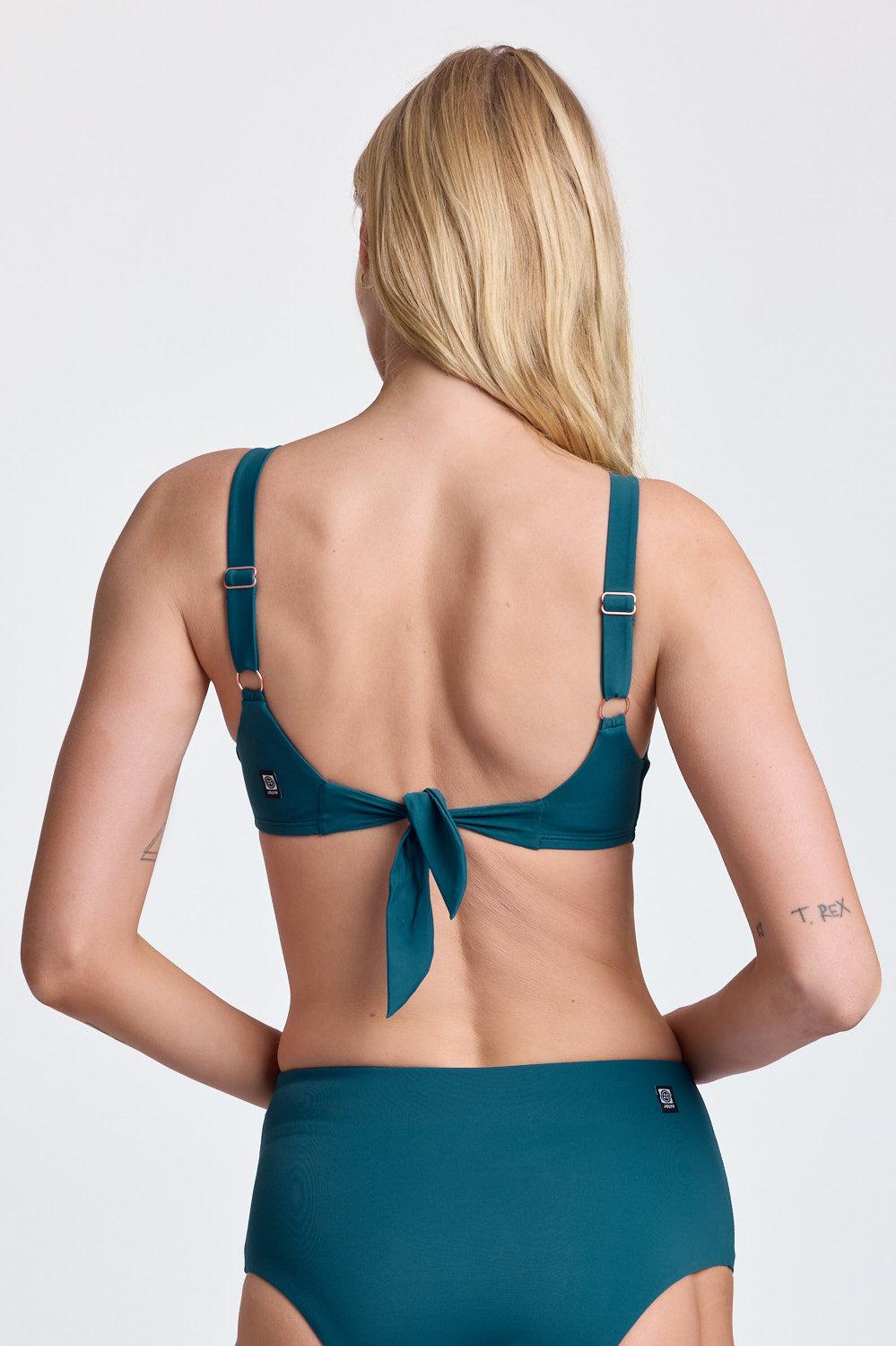 Kacey Bikini Top - Lake Product Image