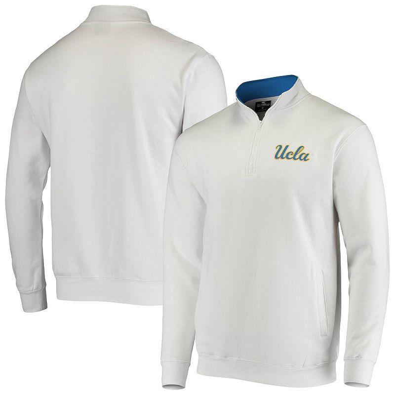 Men's Colosseum White UCLA Bruins Tortugas Logo Quarter-Zip Jacket,  Product Image