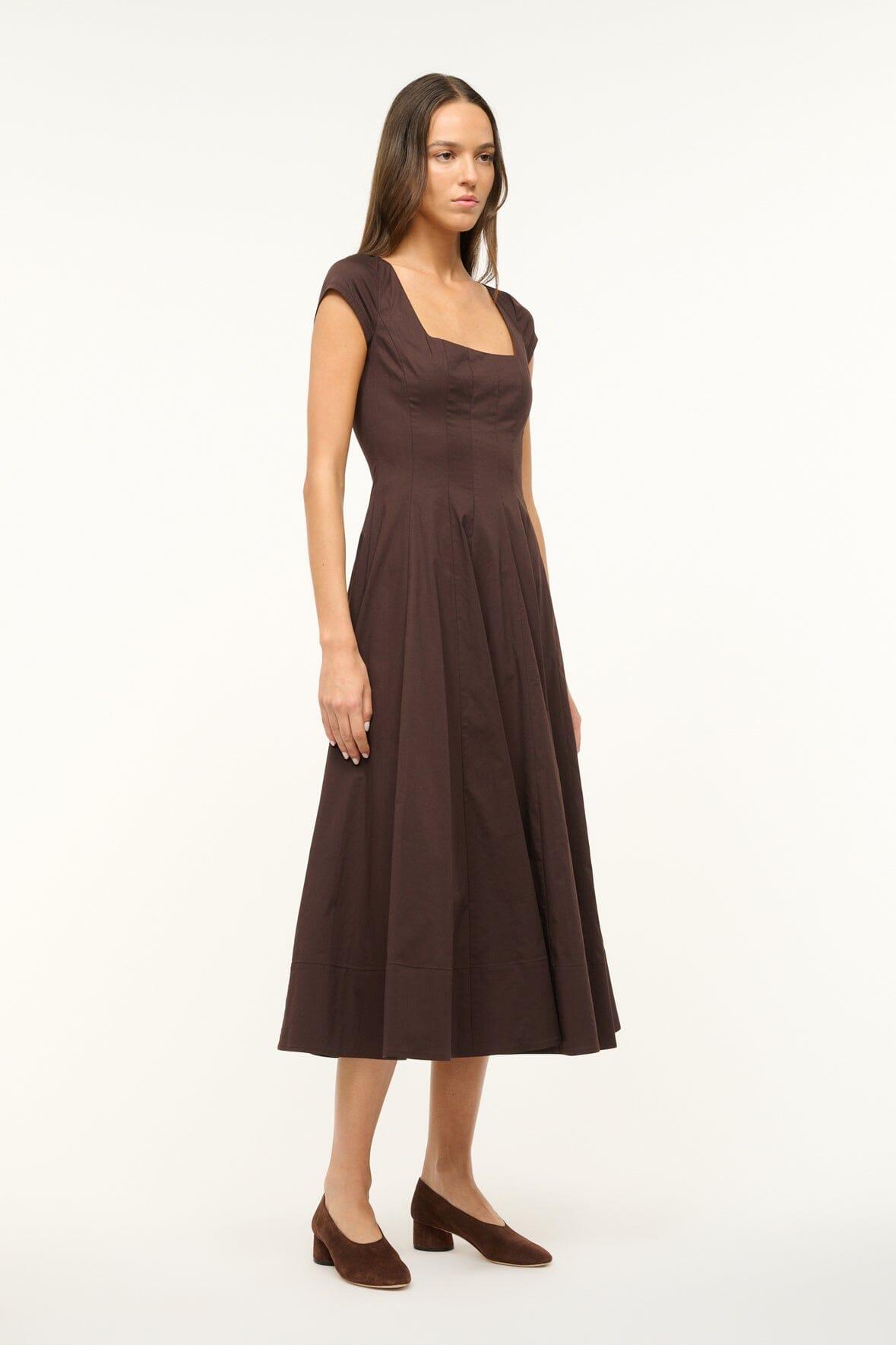 SHORT SLEEVE WELLS DRESS | EARTH Product Image