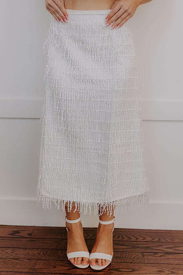 Dance The Night Away High Waist Sequin Skirt Product Image