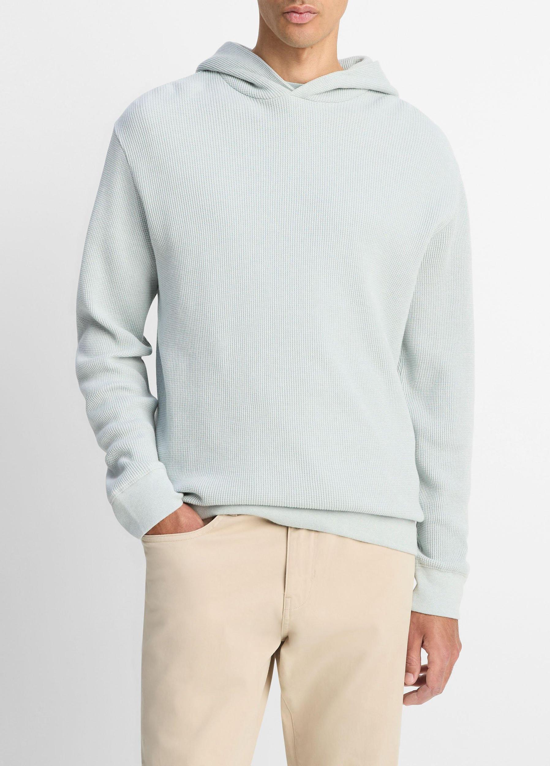 Mouliné Pima Cotton Thermal Hoodie Product Image