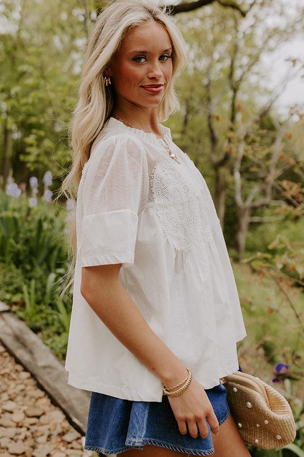 Charmed Life Knit Mesh Top Product Image