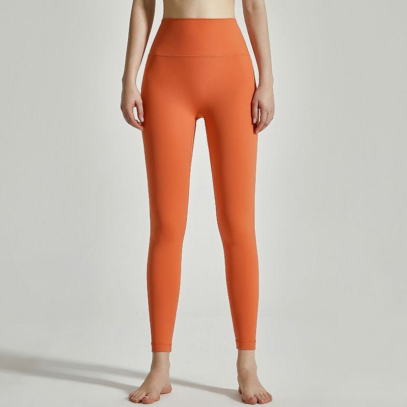 High Waist Plain Sports Leggings Product Image