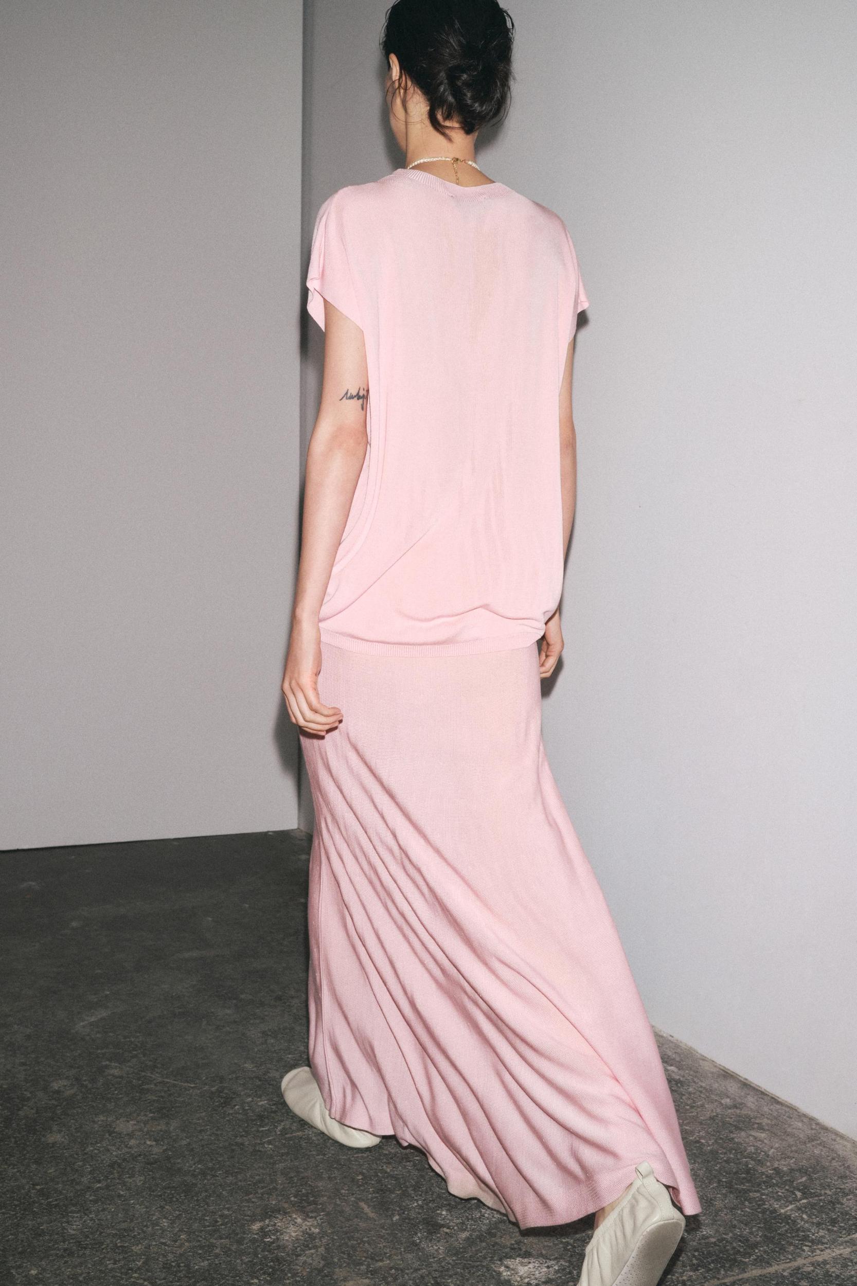 WIDE SLEEVE KNIT TOP Product Image