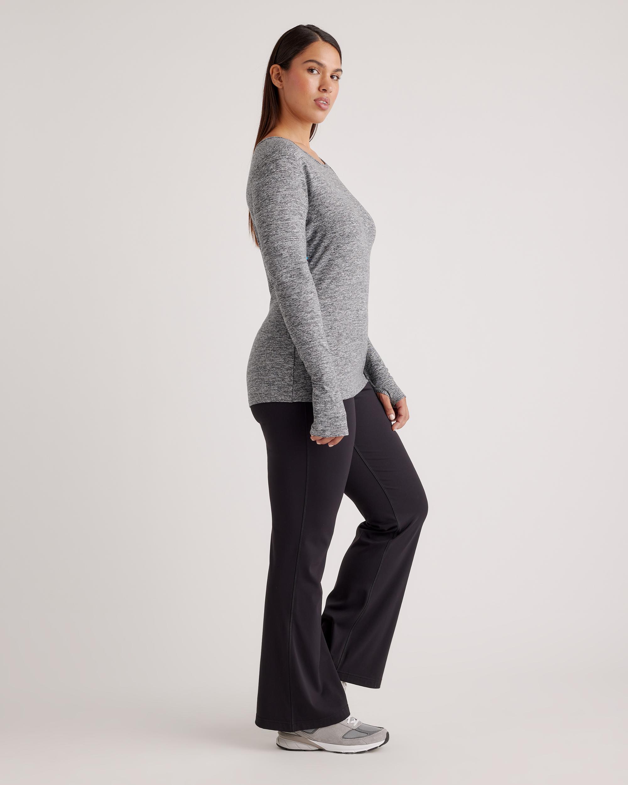 Quince | Women's Ultra-Soft Fitted Long Sleeve Top Polyester Product Image