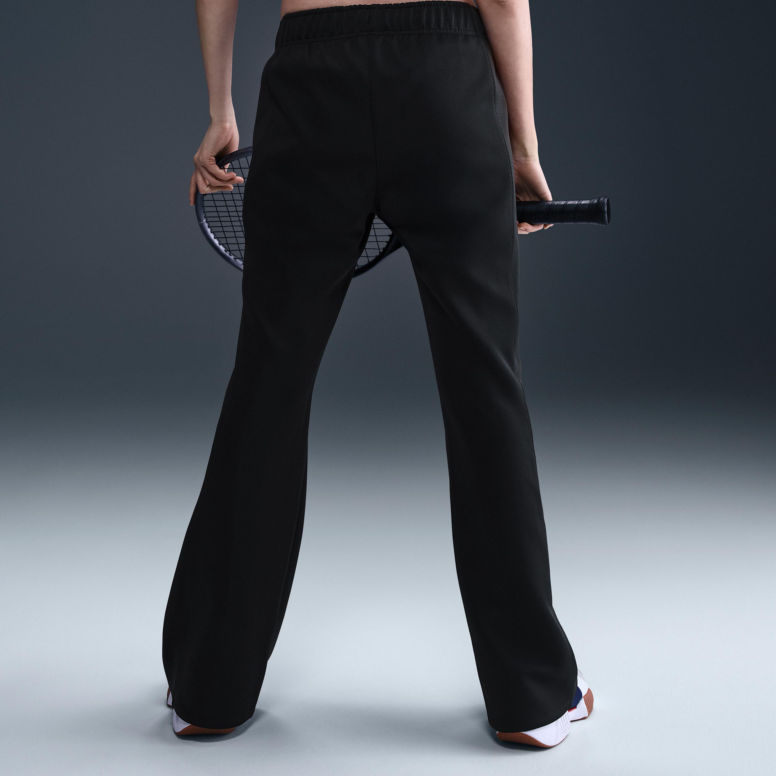 Nike Womens Court Heritage Windrunner Mid-Rise Tennis Pants | FZ6509-010 Product Image