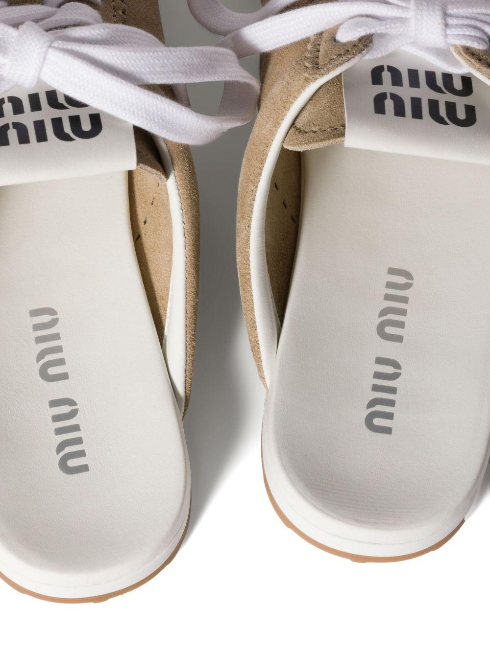 Plume suede mules Product Image