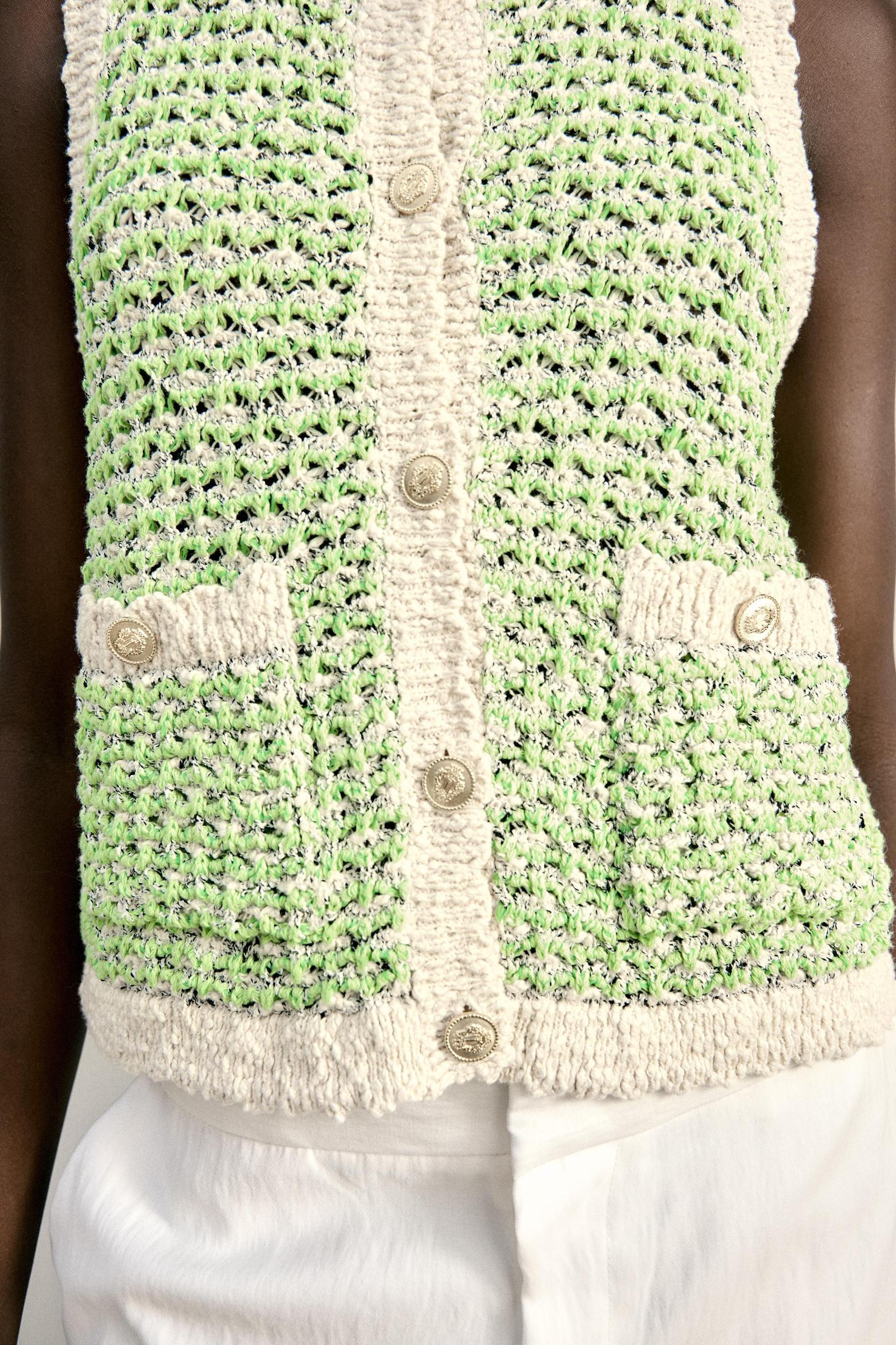 TEXTURED KNIT TOP Product Image