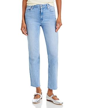 Paige Cindy High Rise Ankle Straight Jeans Product Image