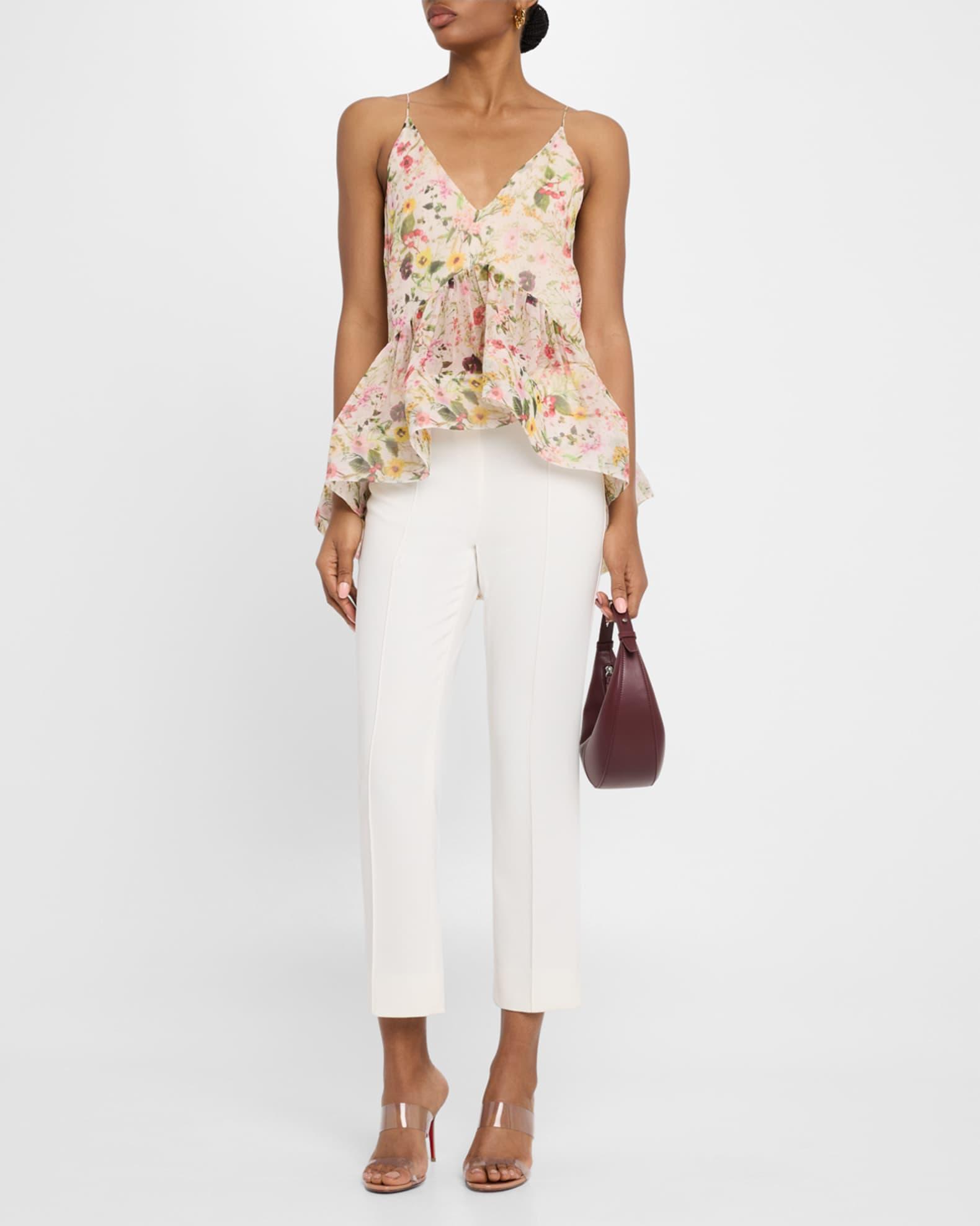 Floral Strappy Chiffon Top  Product Image