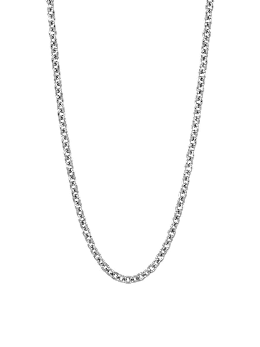 Womens Fantina 18K White Gold Cable-Chain Necklace Product Image