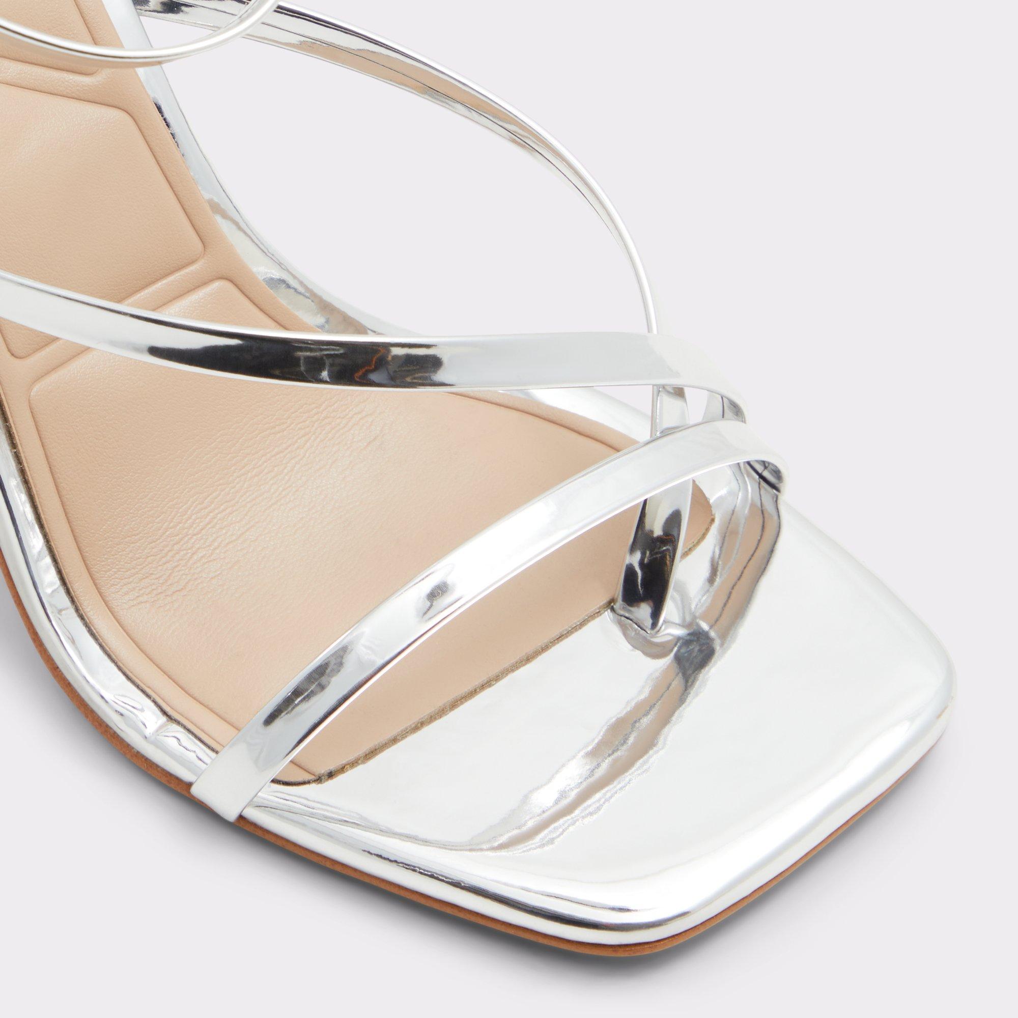 Laurader Silver Women's Block heels | ALDO US Product Image