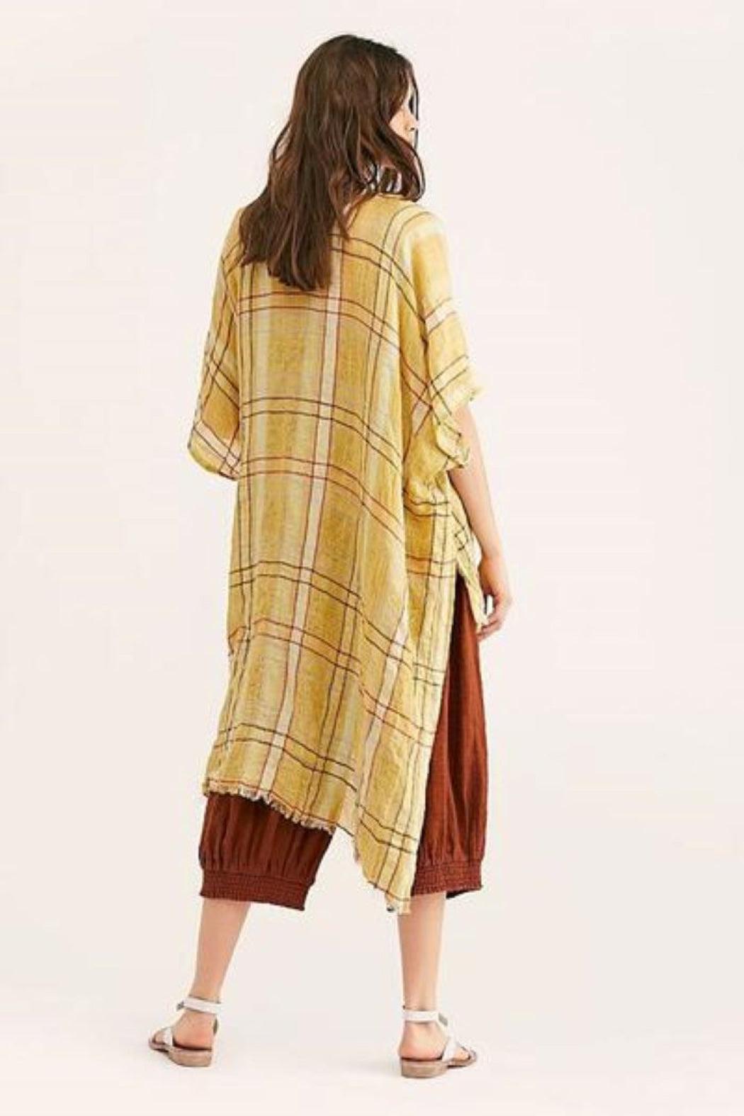 Reverie Plaid Kimono Product Image
