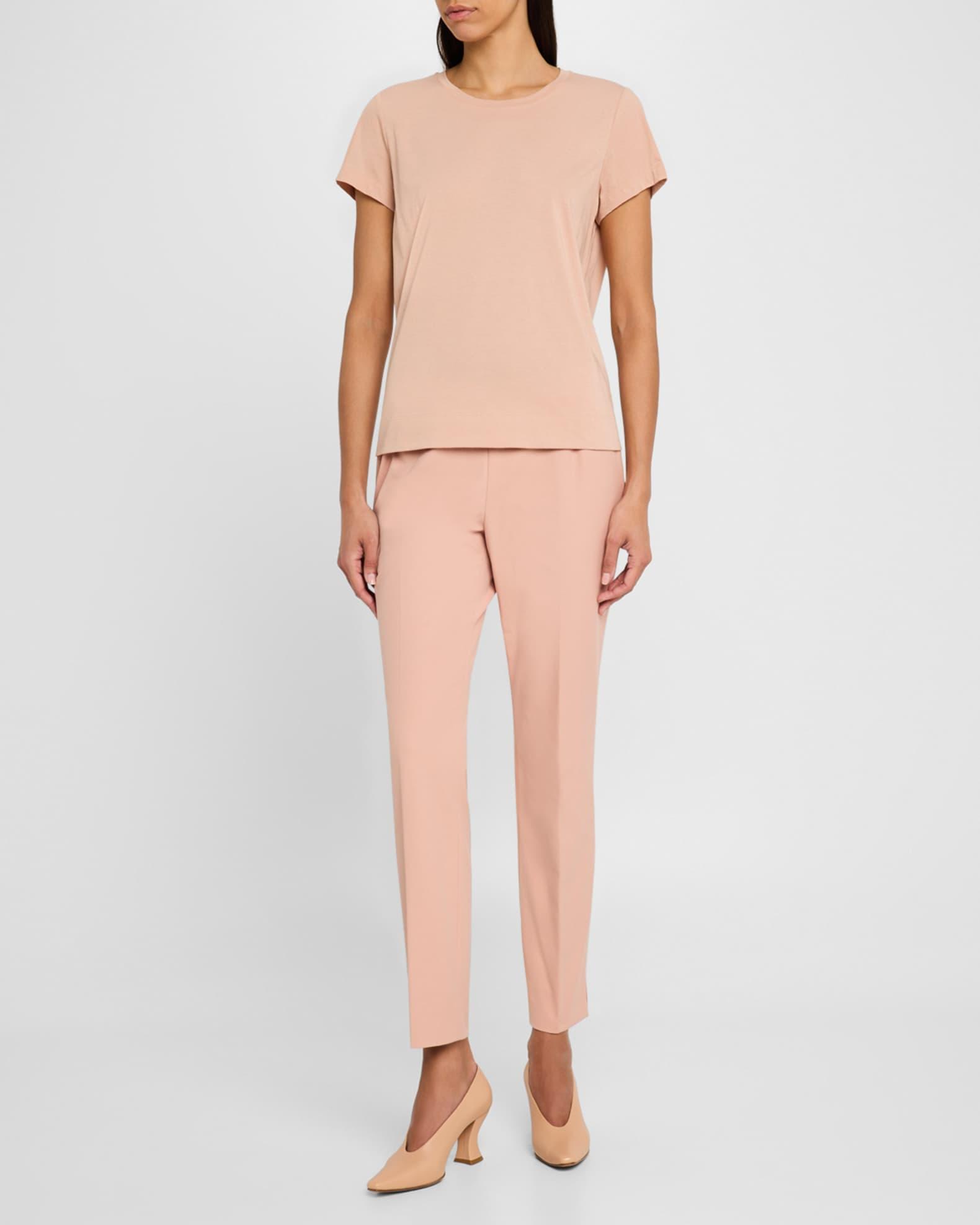 Modern Short-Sleeve Cotton Jersey Tee Product Image