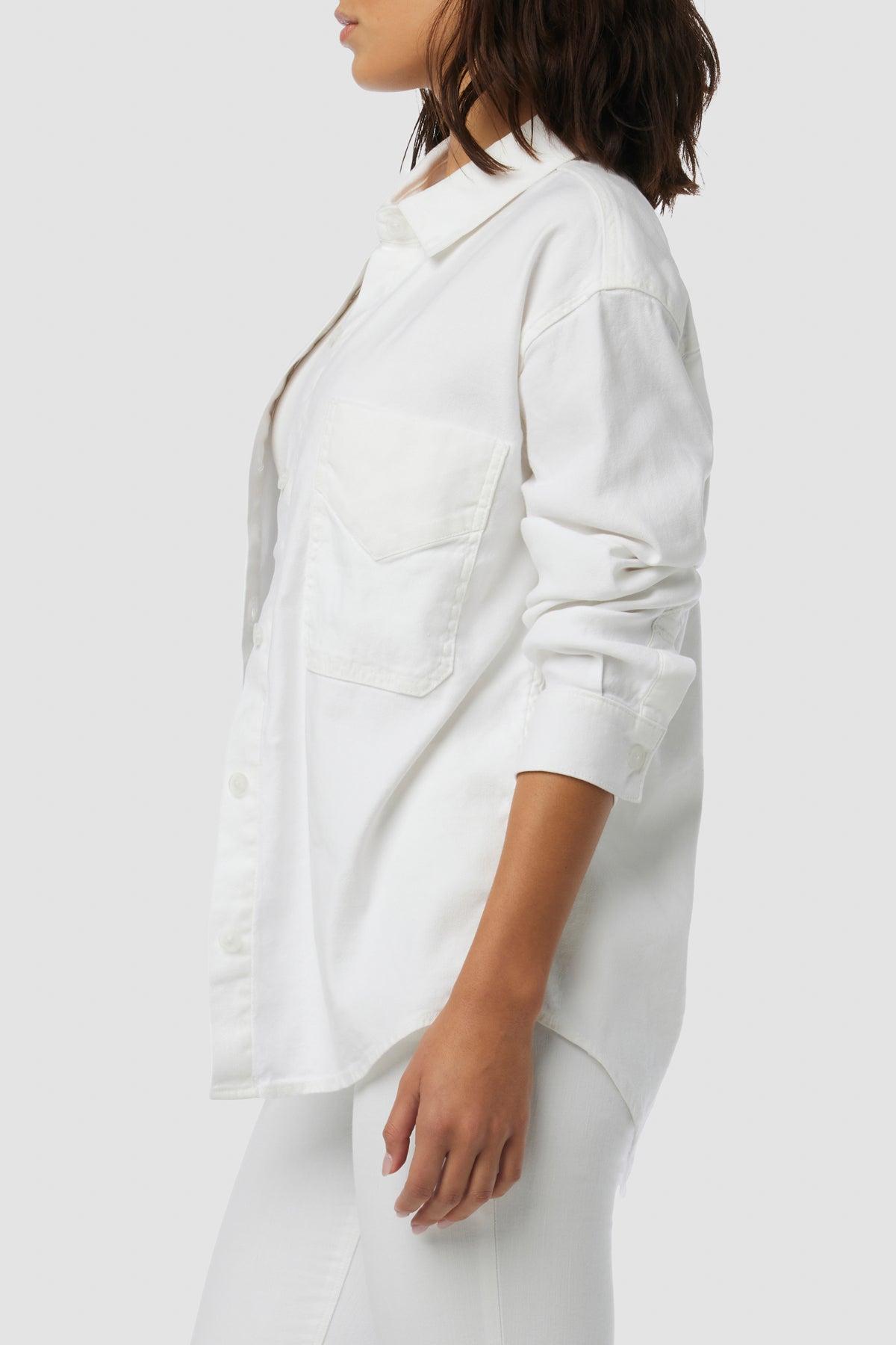 Oversized Button Down Shirt Female Product Image