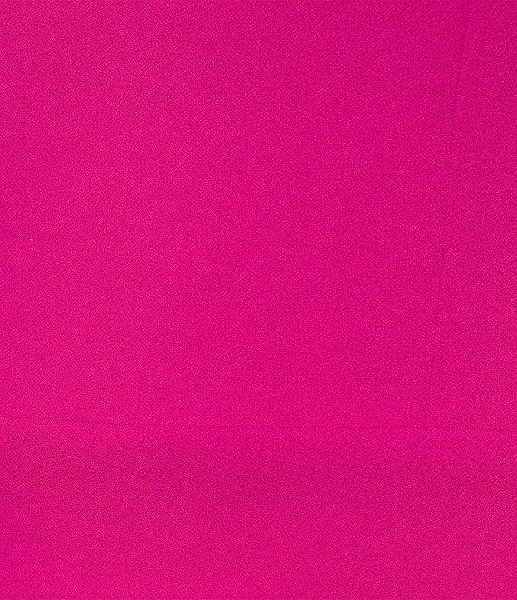 Belle by Badgley Mischka Dylan Crepe A-Line Square Neck Dress Product Image