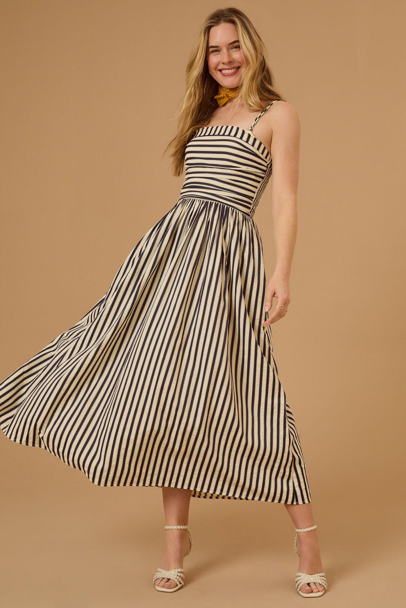 Josey Stripe Maxi Dress Product Image