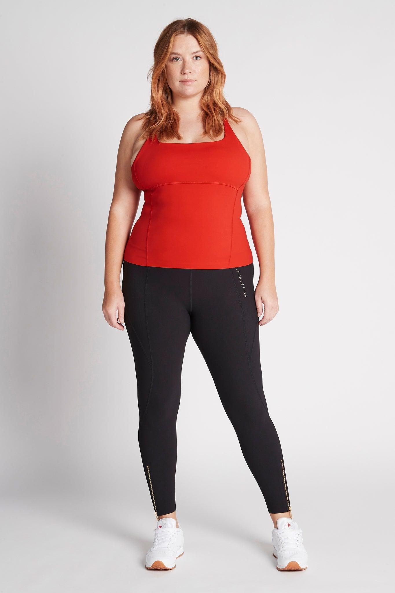 Cropped Adjustable Strap Racerback Tank 117 Product Image