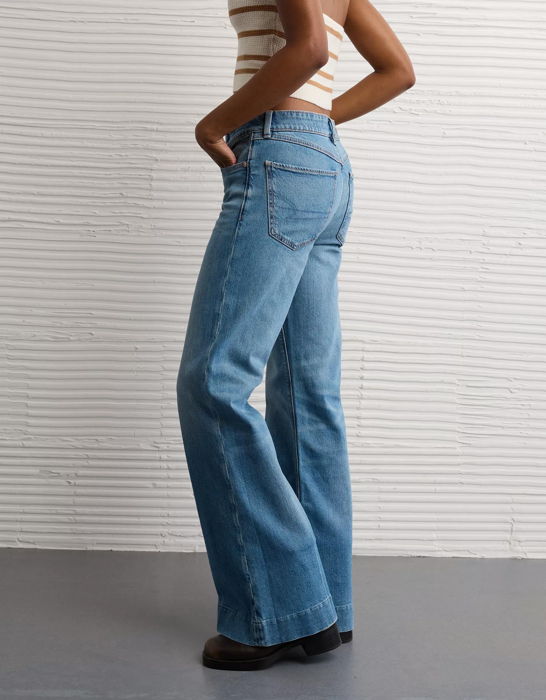 AE Stretch High-Waisted Flare Jean Product Image