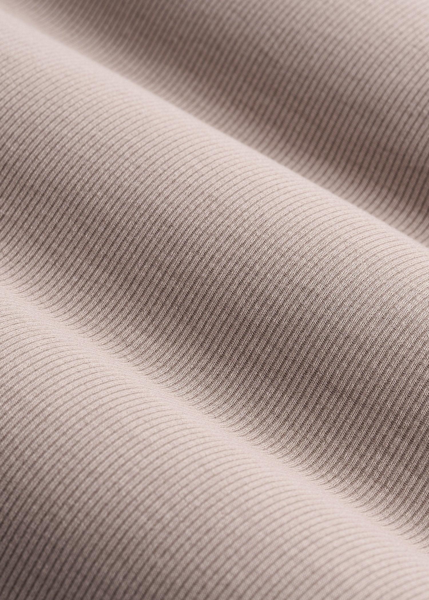 Long Sleeve Ribbed Square Neck Top for Tall Women in Truly Taupe Female Product Image