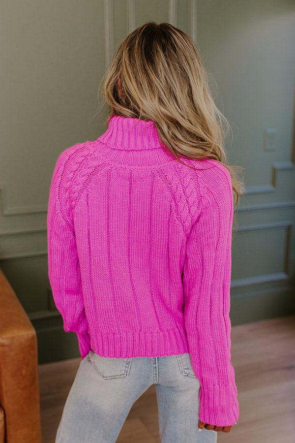 Wide Open Spaces Knit Sweater In Violet Product Image