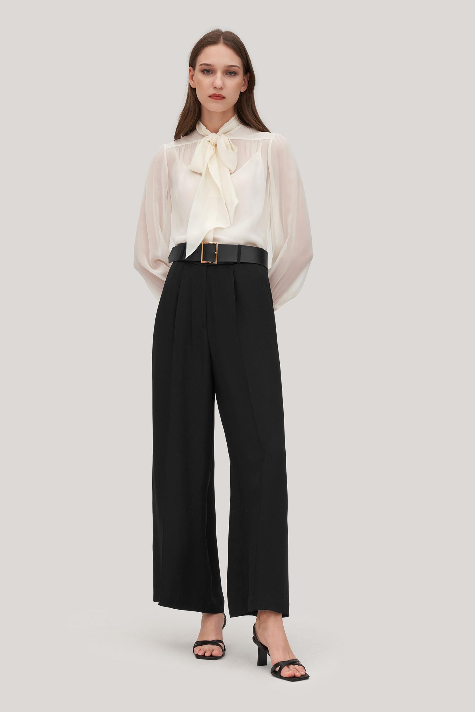Heavy Crepe Silk Iris Pant Product Image