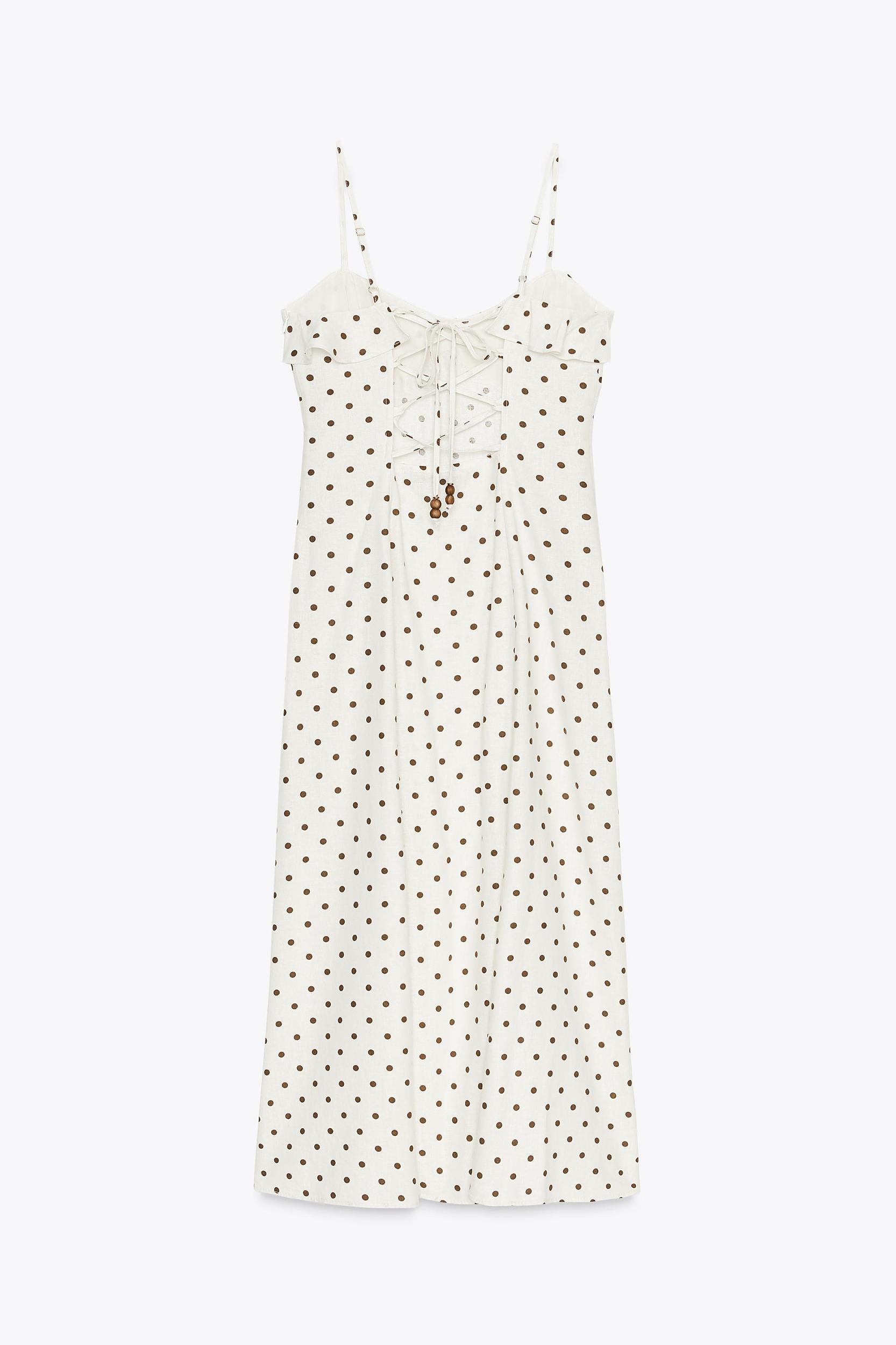 POLKA DOT MIDI DRESS Product Image